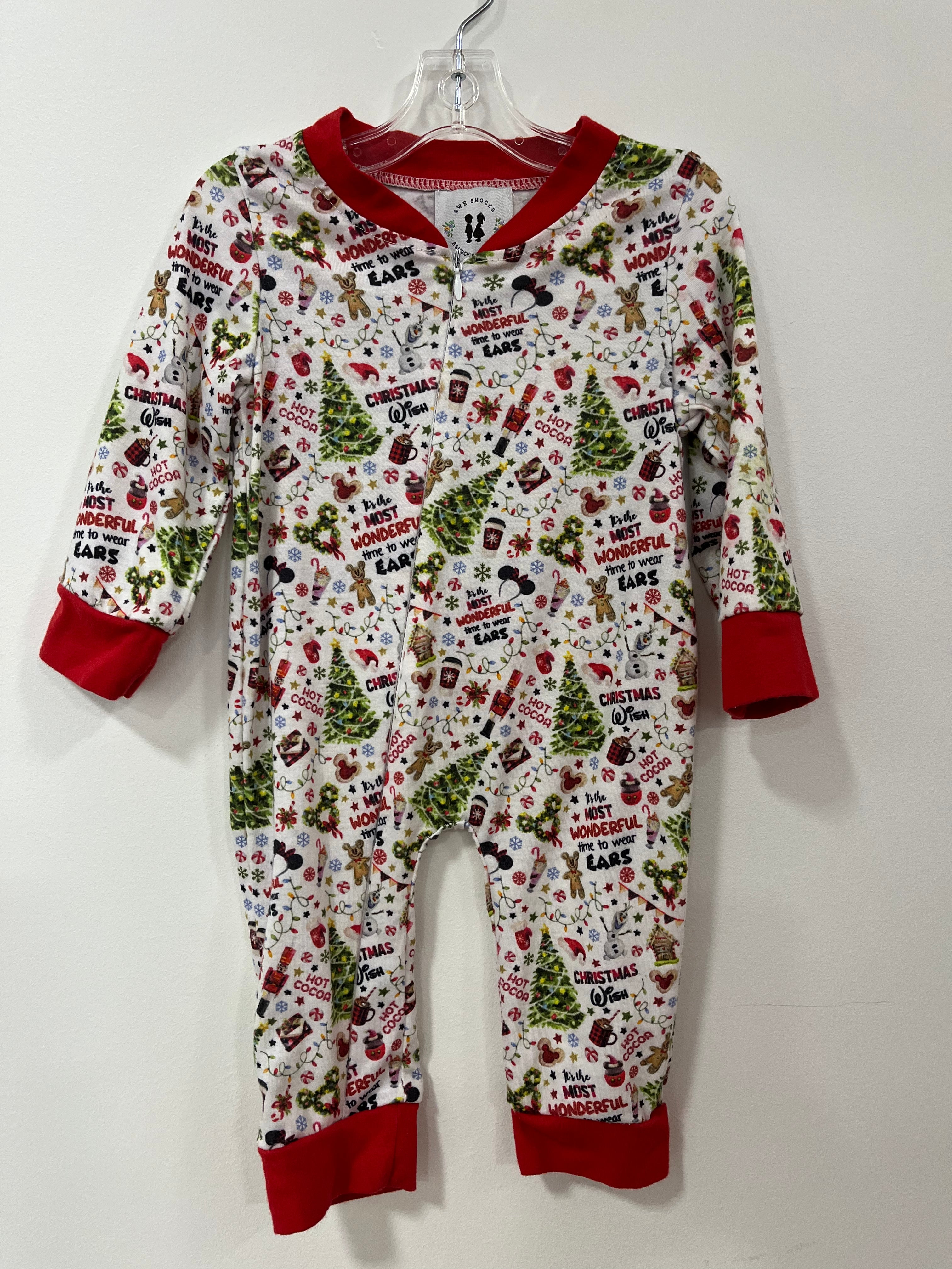 Romper Christmas Mickey - 0-3months