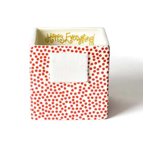 HE Red Small Dot Mini Nesting Cube Sm