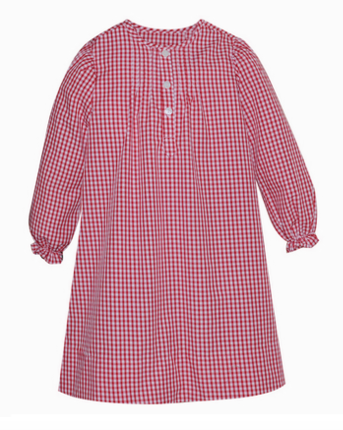 Gown Red Gingham