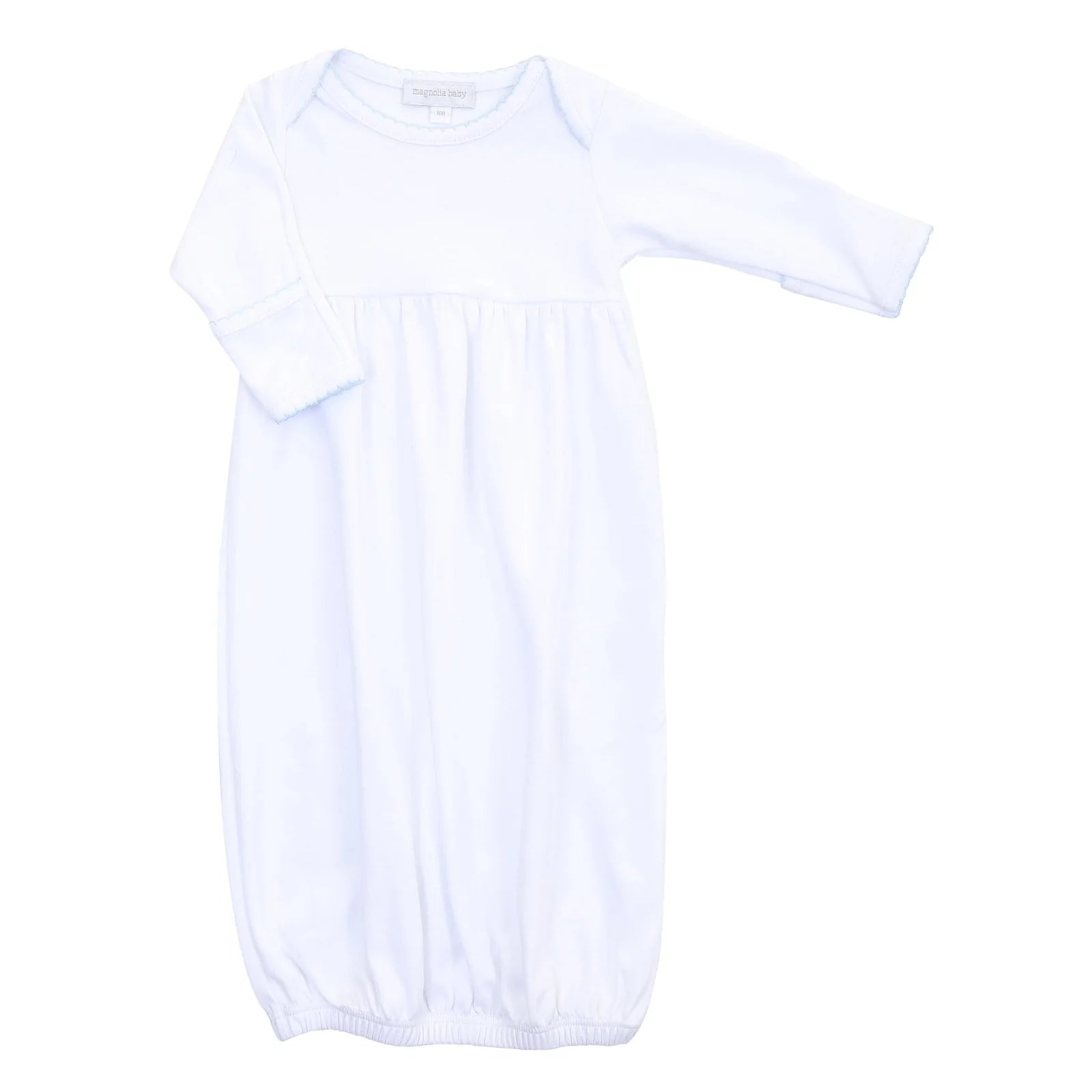 Gown Essentials Blue Trim 3month