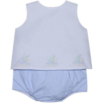 Diaper Set Sailboats