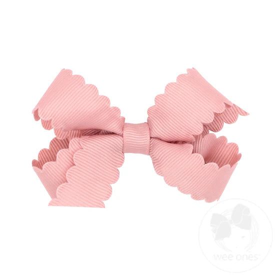 Mini GG Hair Bow Scalloped