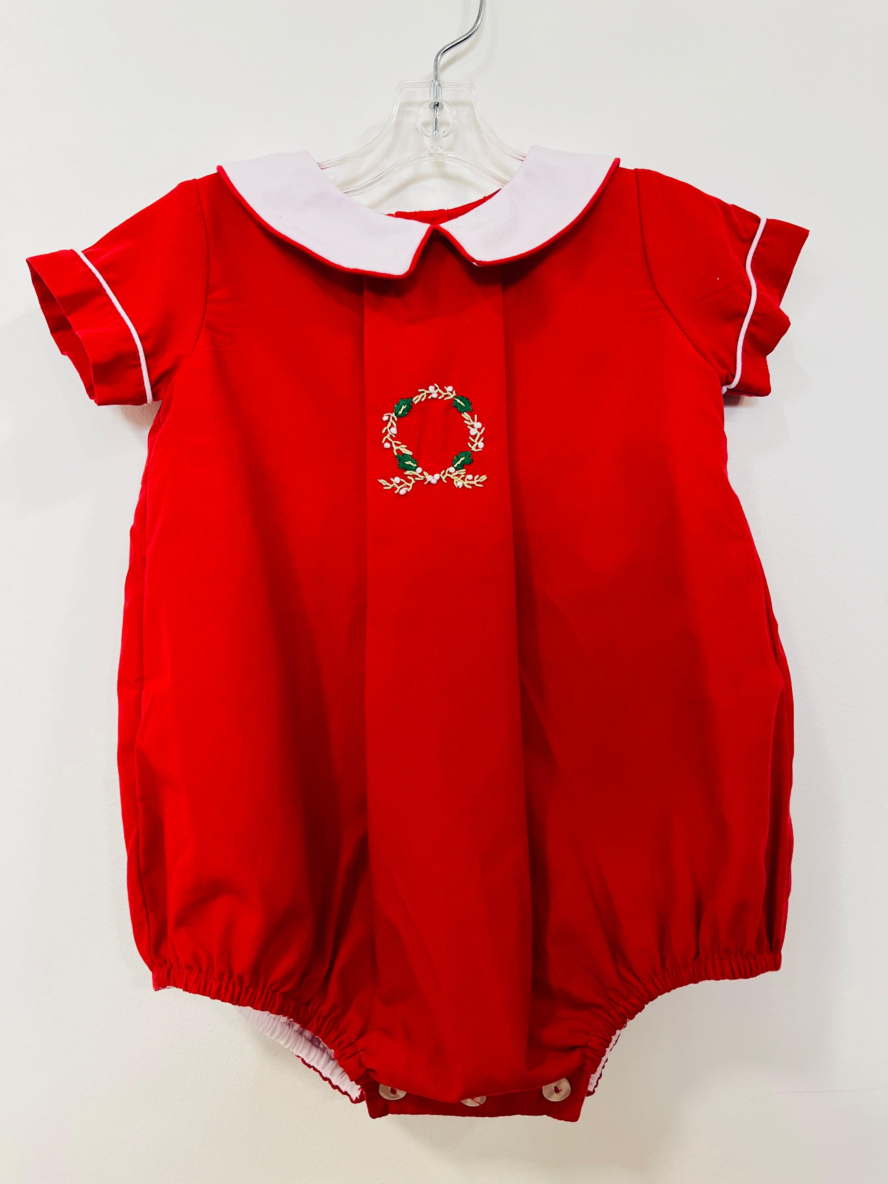 Bubble Red Wreath - 9mo