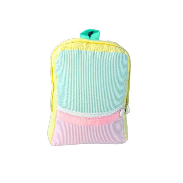 Small Backpack Seersucker