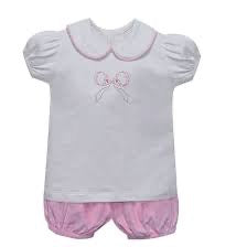 Bloomer Set Bow Pink