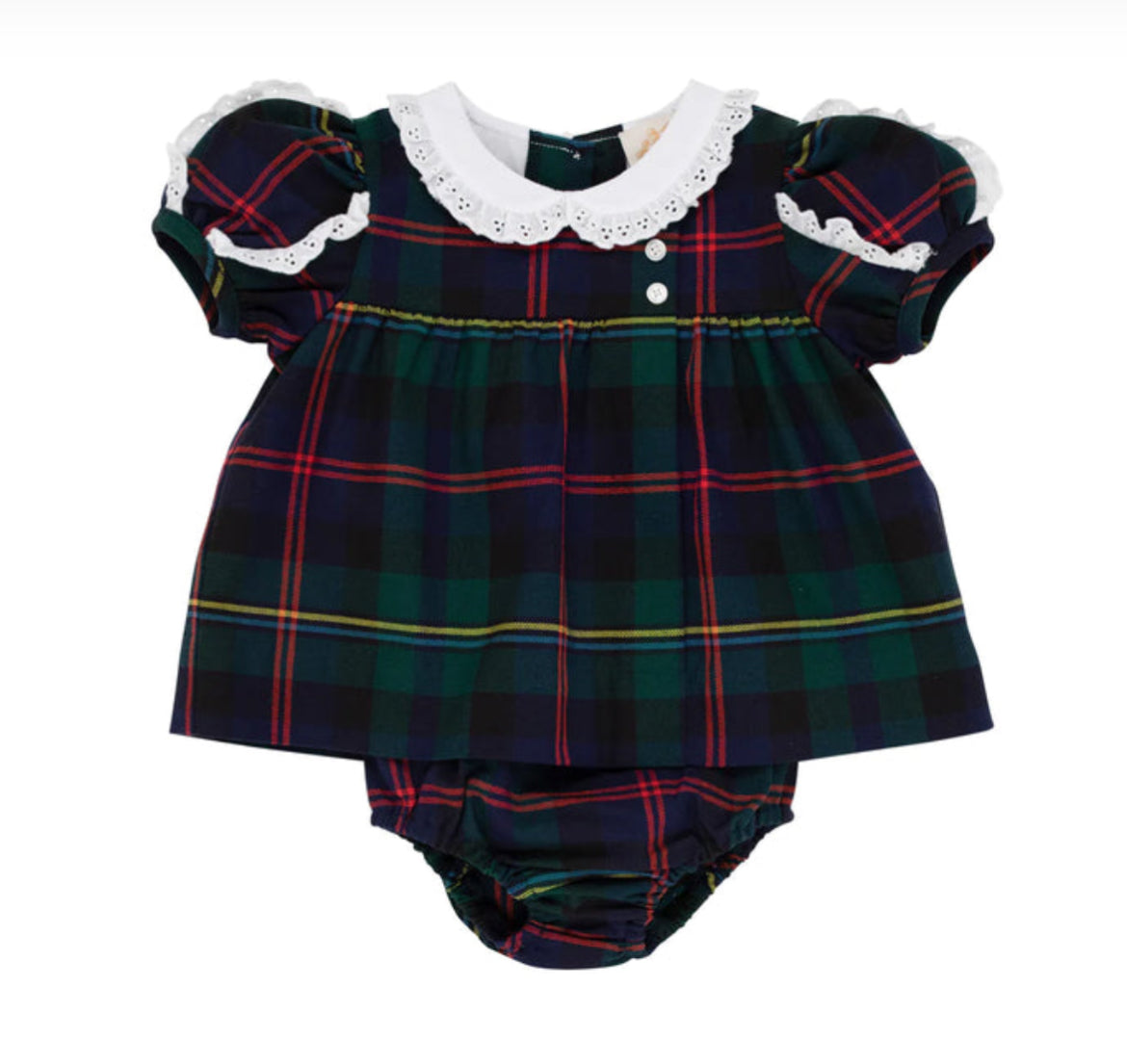 Diaper Set Christmas Plaid - 18-24mo