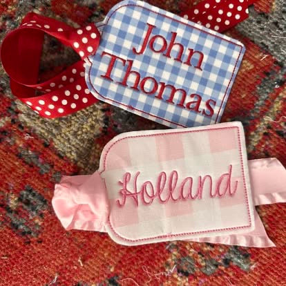 Bag Tag w/ Monogram