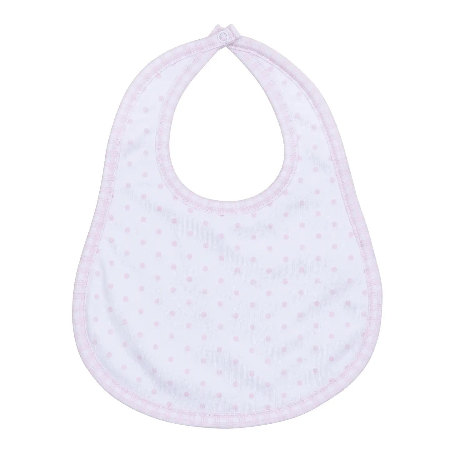 Bib Gingham Dots - Pink