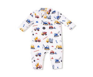 Romper Polo Crayon Construction