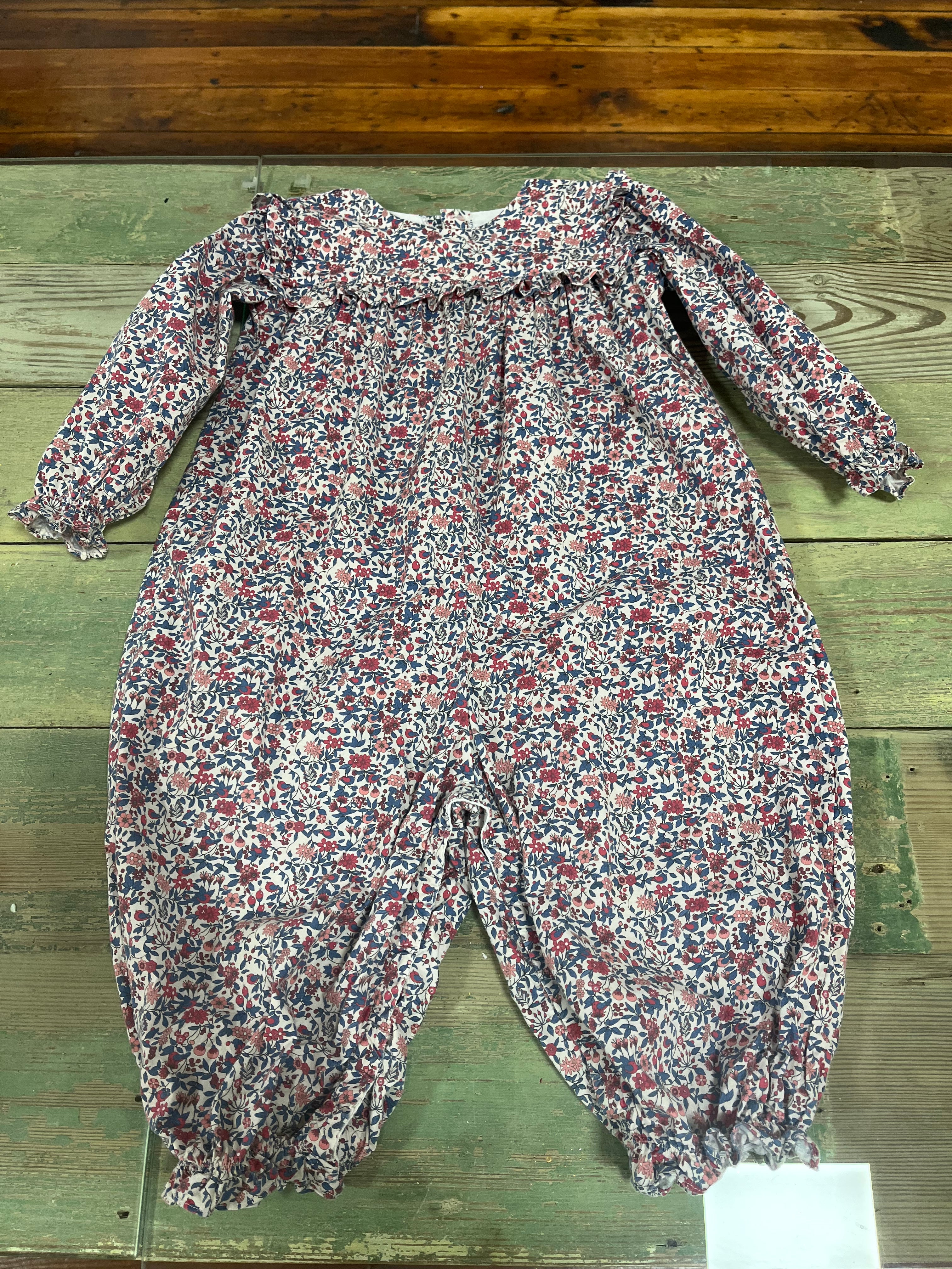 Longall Blue Fall Floral - 3T