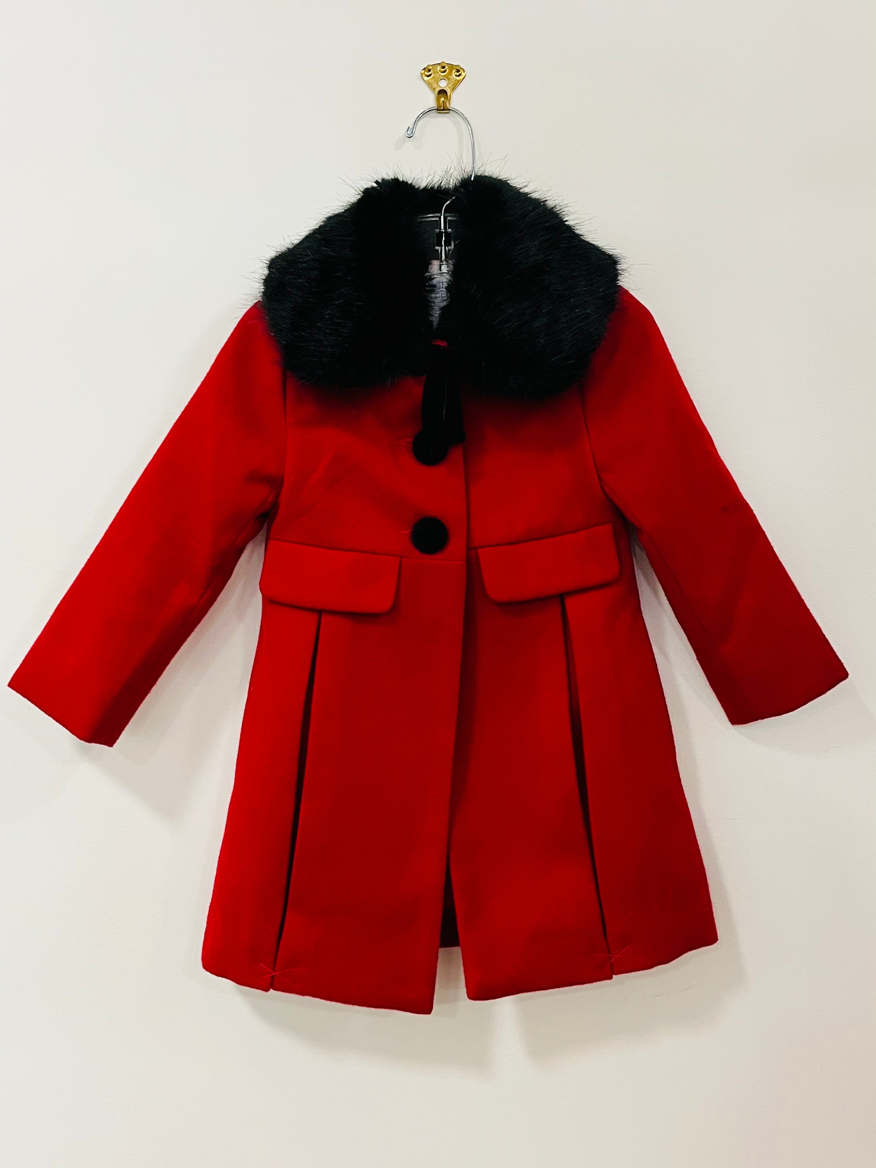 Peacoat Red W/ Elk Fur - 2/3