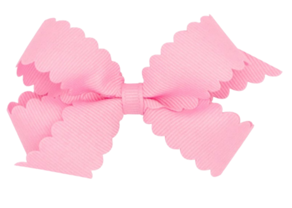 Mini GG Hair Bow Scalloped - PRL