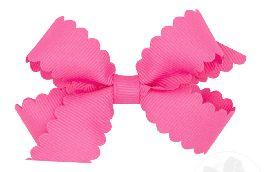 Mini GG Hair Bow Scalloped - HPK