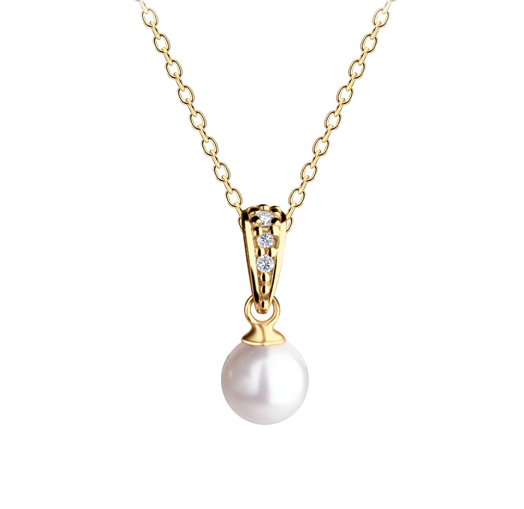 Necklace 16-18" Pearl 14K