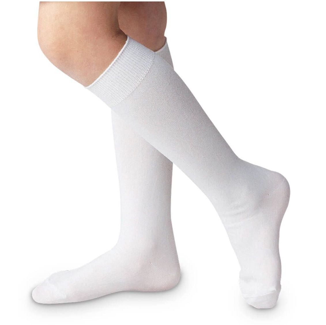 Knee Socks Plain White