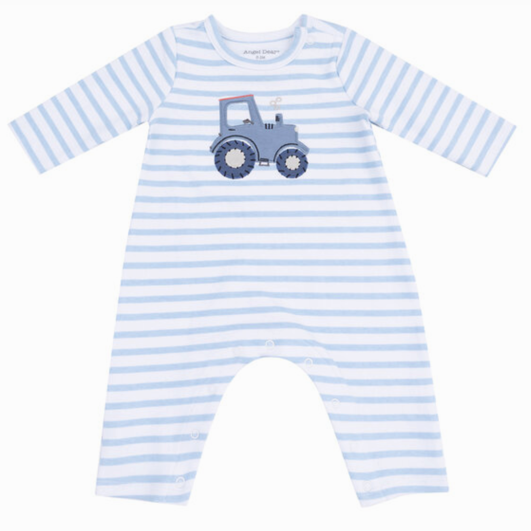 Romper Tractor Applique