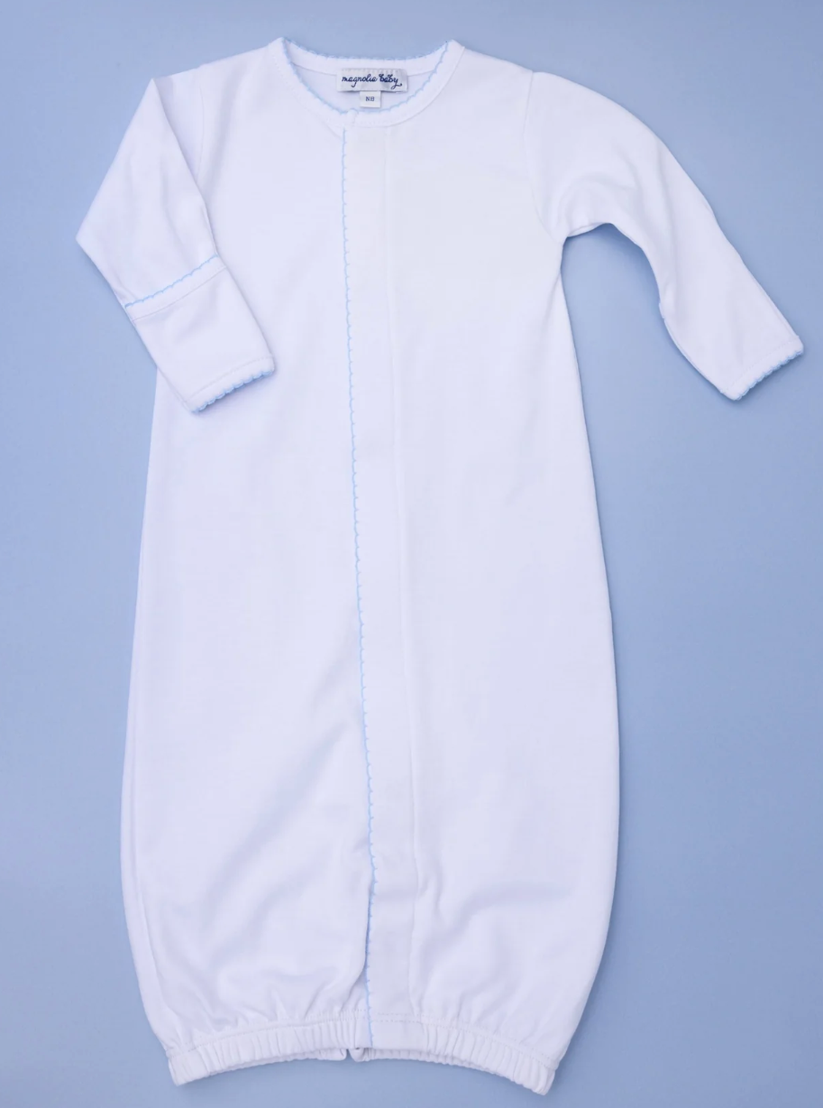 Essent Conv Gown - Blue Trim - NB