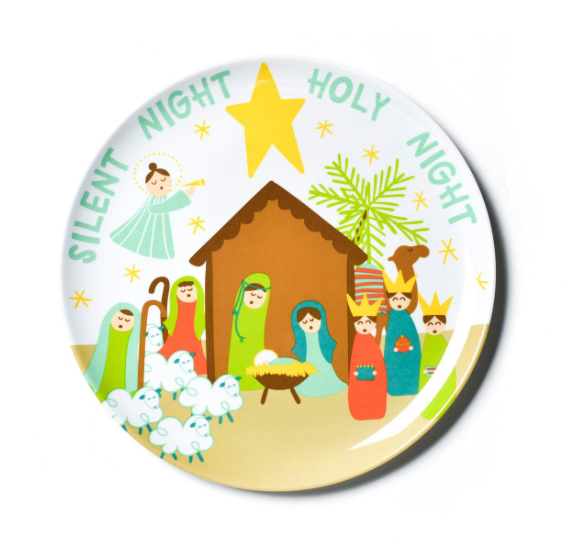 Melamine Kids Plate - Nativity