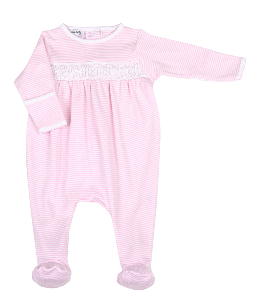 Footie Smock Stripe - Yates