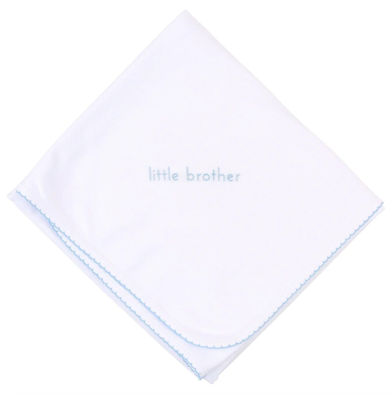 Receiving Blanket Embroidered Little Brother