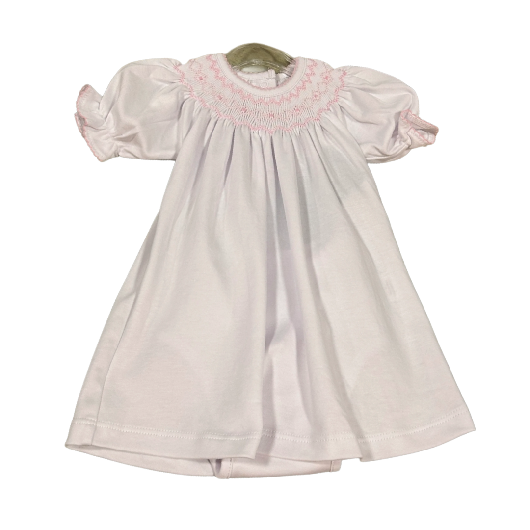 Bishop Dress Smock Pink