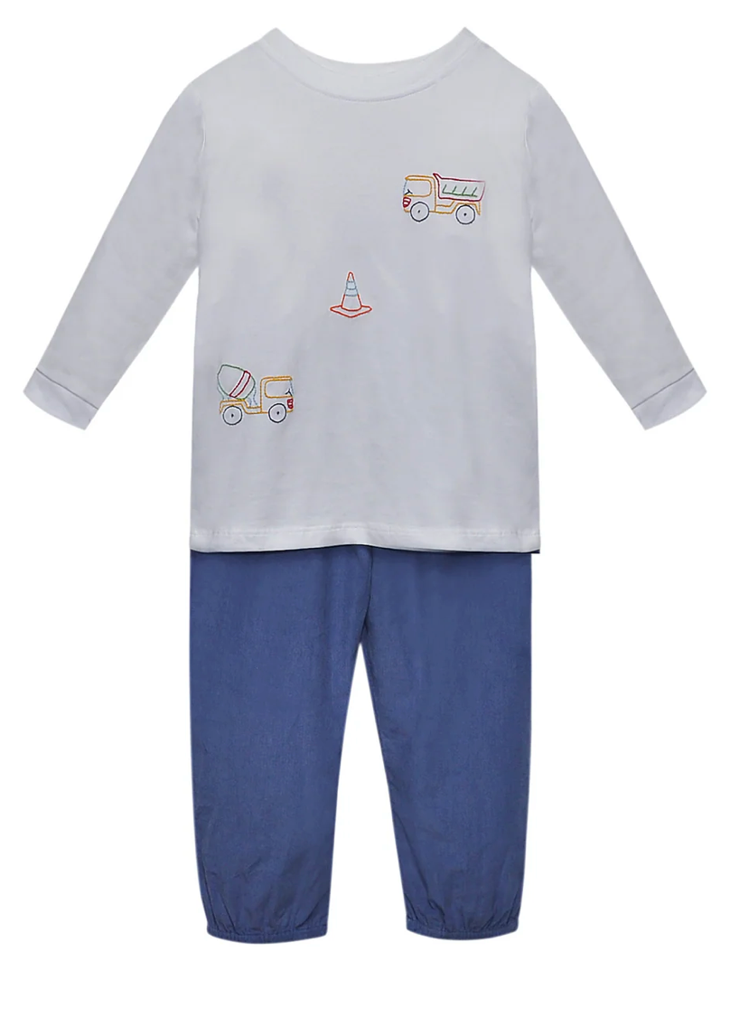 Pant Set Construction Blue - Newton