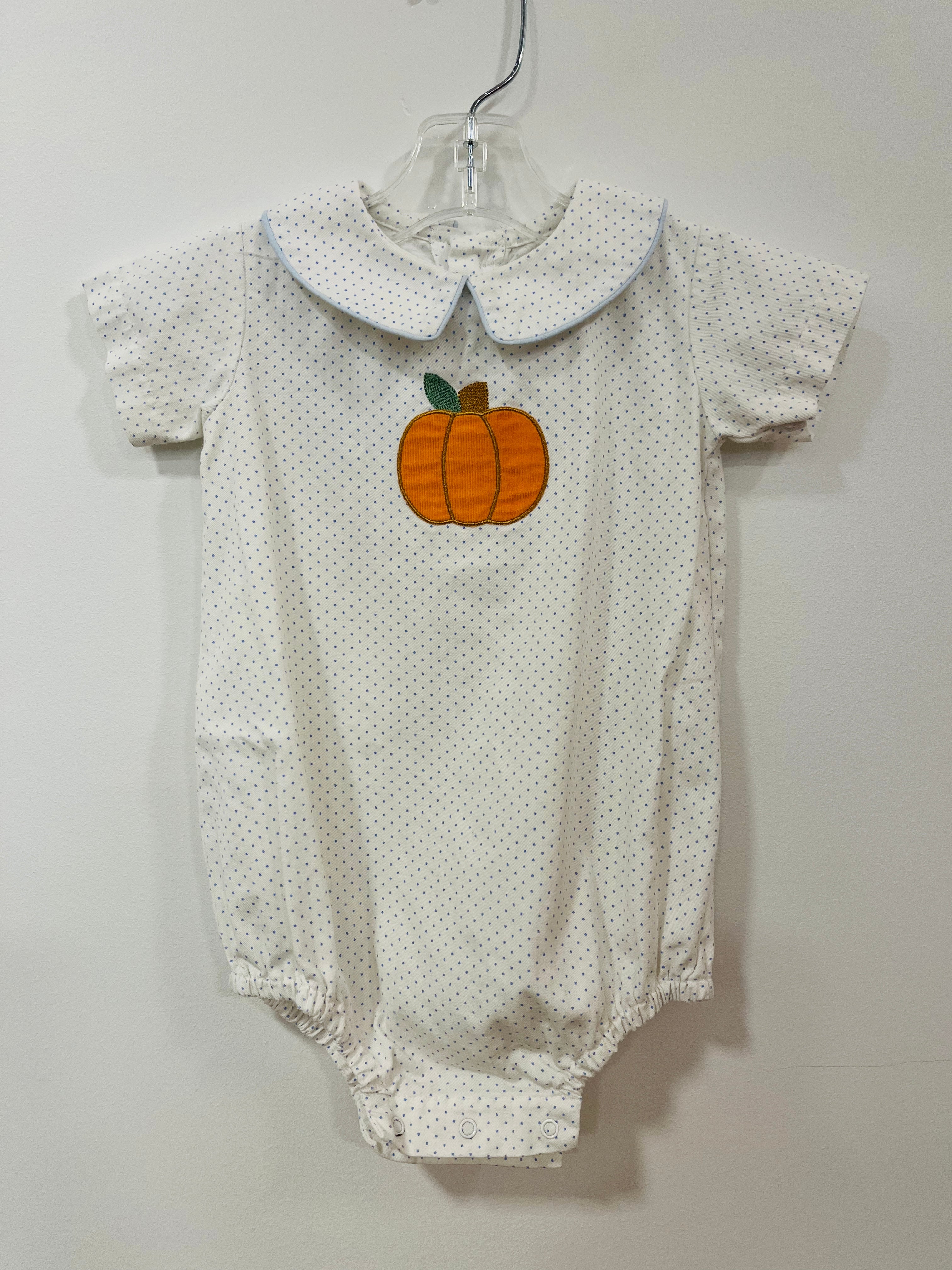 Bubble Blue Bitty Dot Pumpkin - 12m