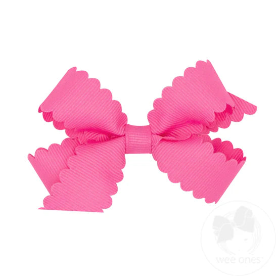 Mini GG Hair Bow Scalloped