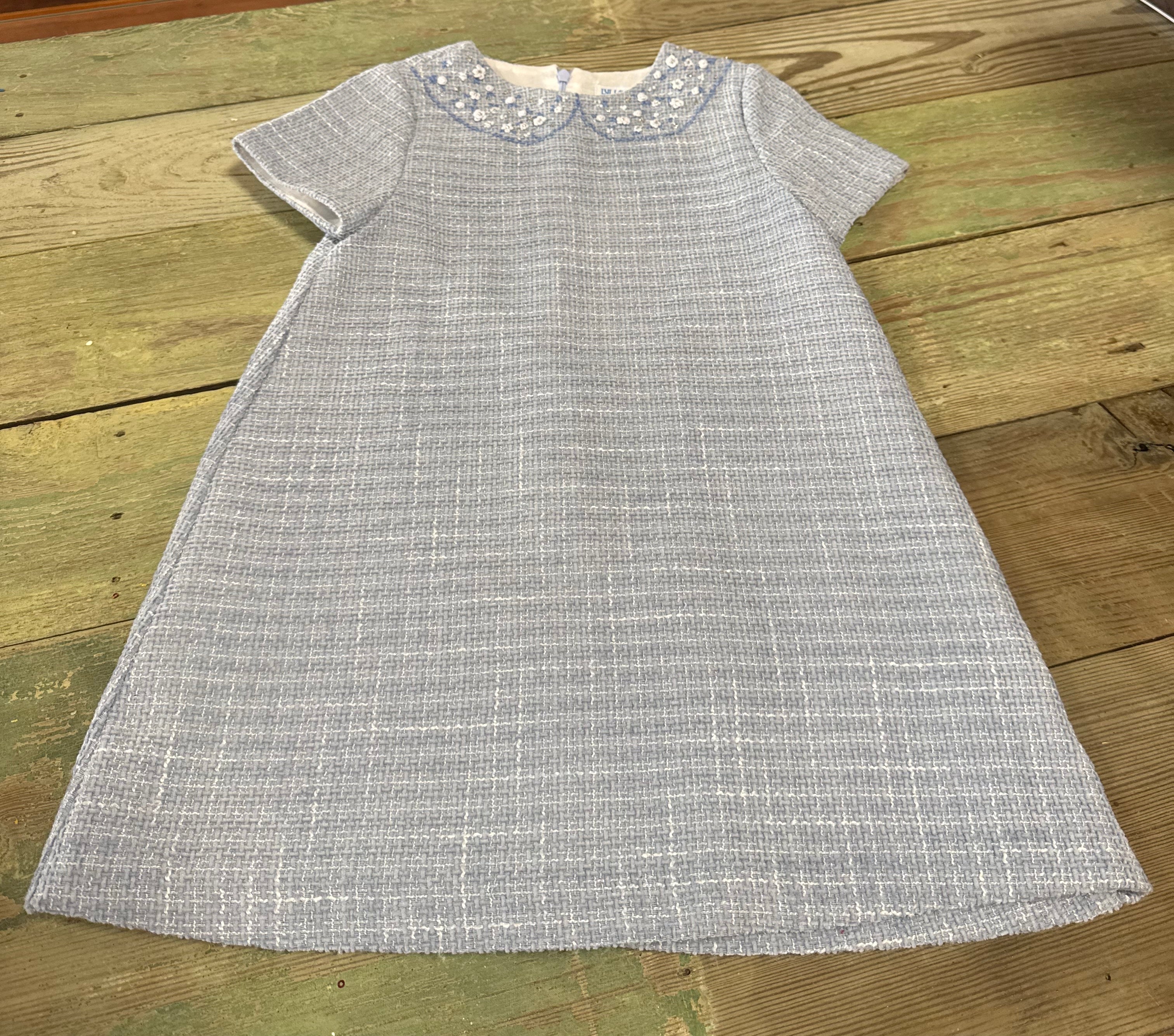 Dress Tweed SS Blue - 5
