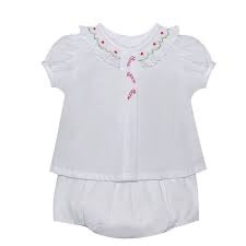 Bloomer Set Girl Candy Cane
