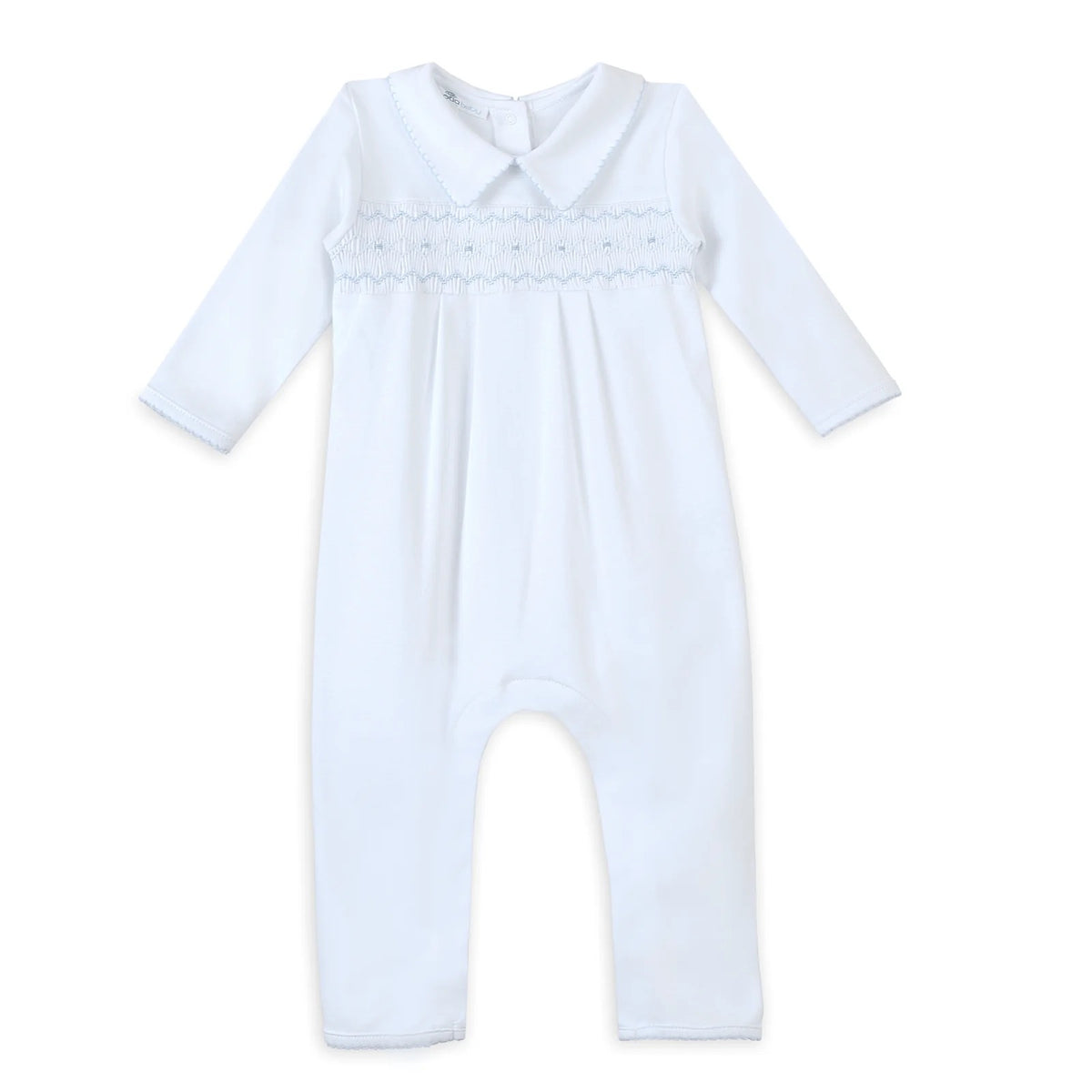 Playsuit Smock Collar Blue