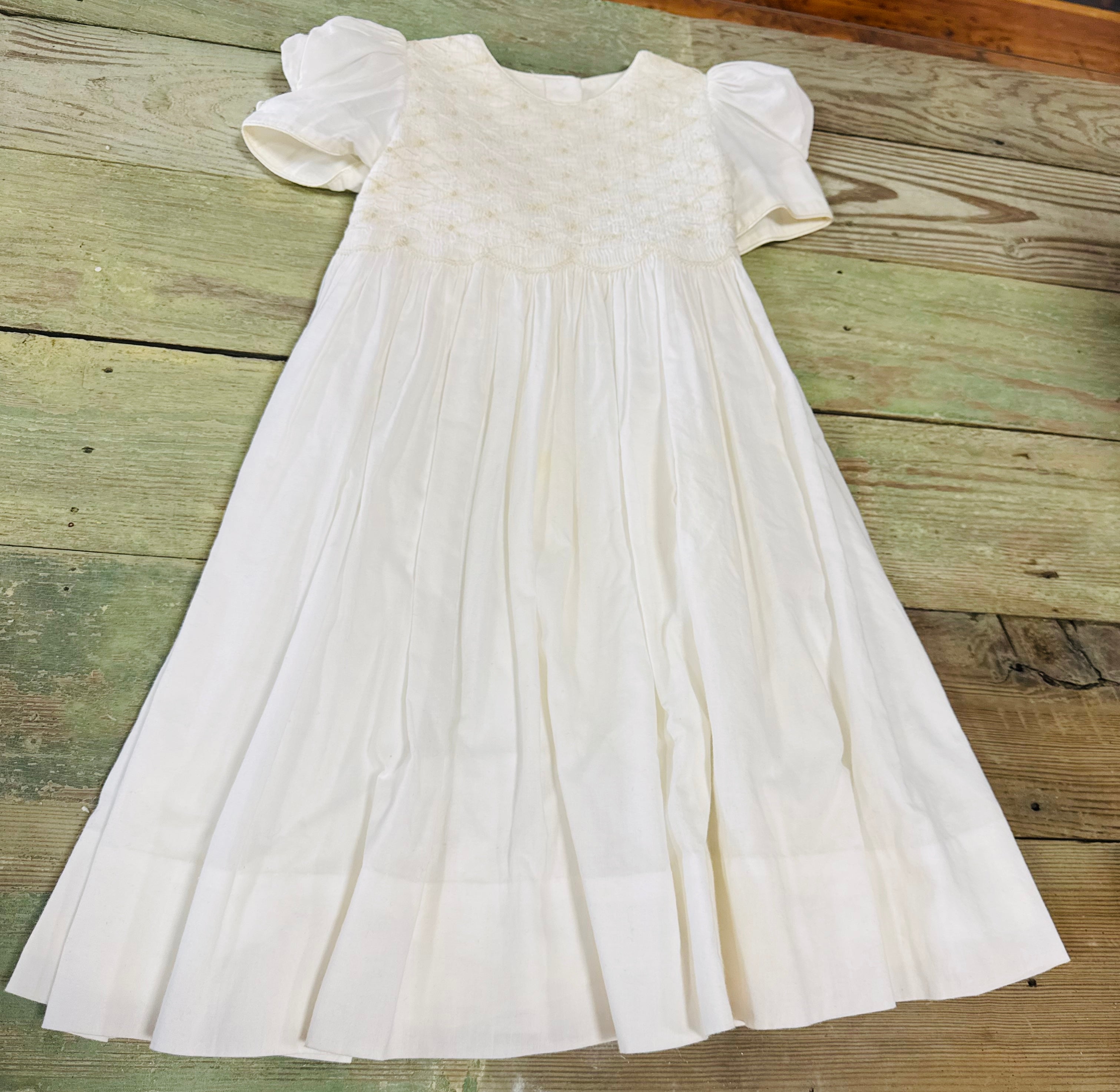 Dress Beige Smocked - 2YEARS