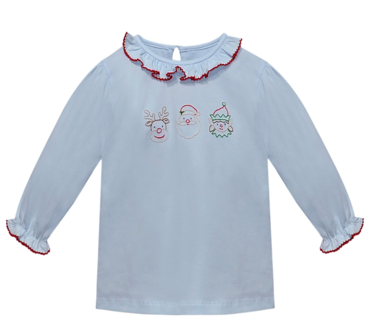 Emma Shirt Christmas Blue