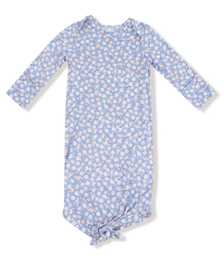 Gown/Hat Country Calico 0-3m
