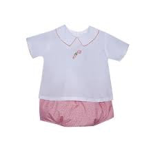Diaper Set Boy Candy Cane