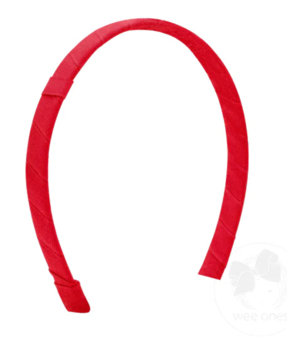Headband GG 1/2" W/ Loop Red