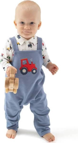 Overall Set Tractors Blue