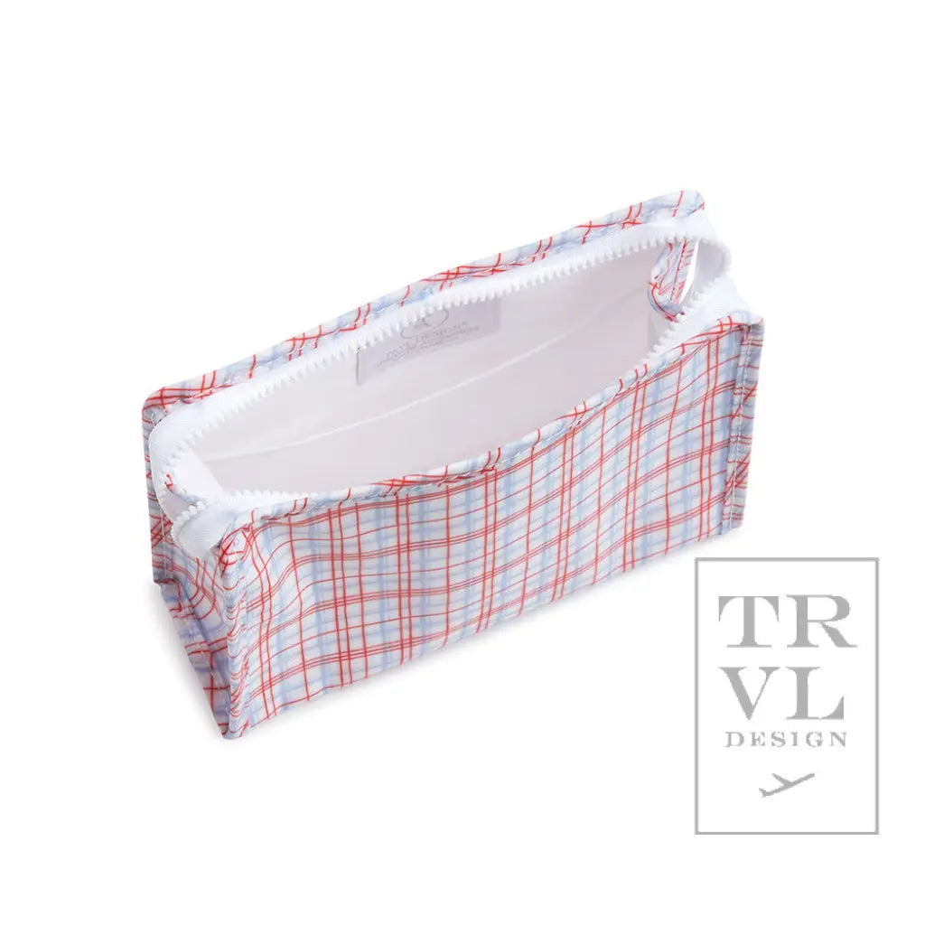 TRVL Design Roadie Medium - Classic Plaid Red