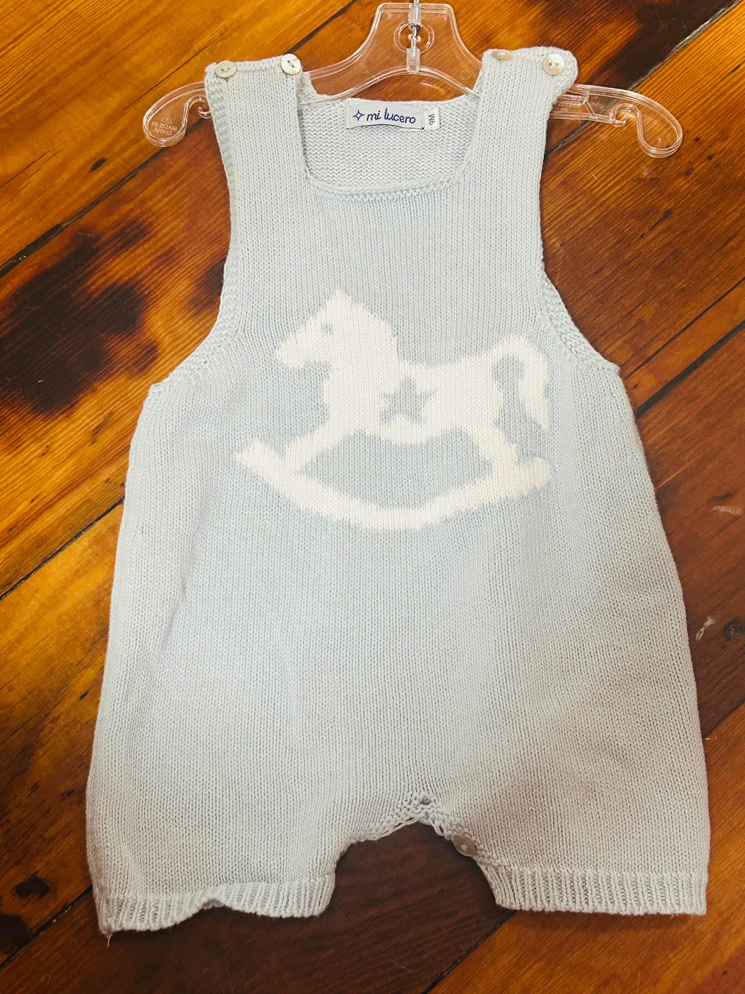 Bubble Blue Rocking Horse - 9month