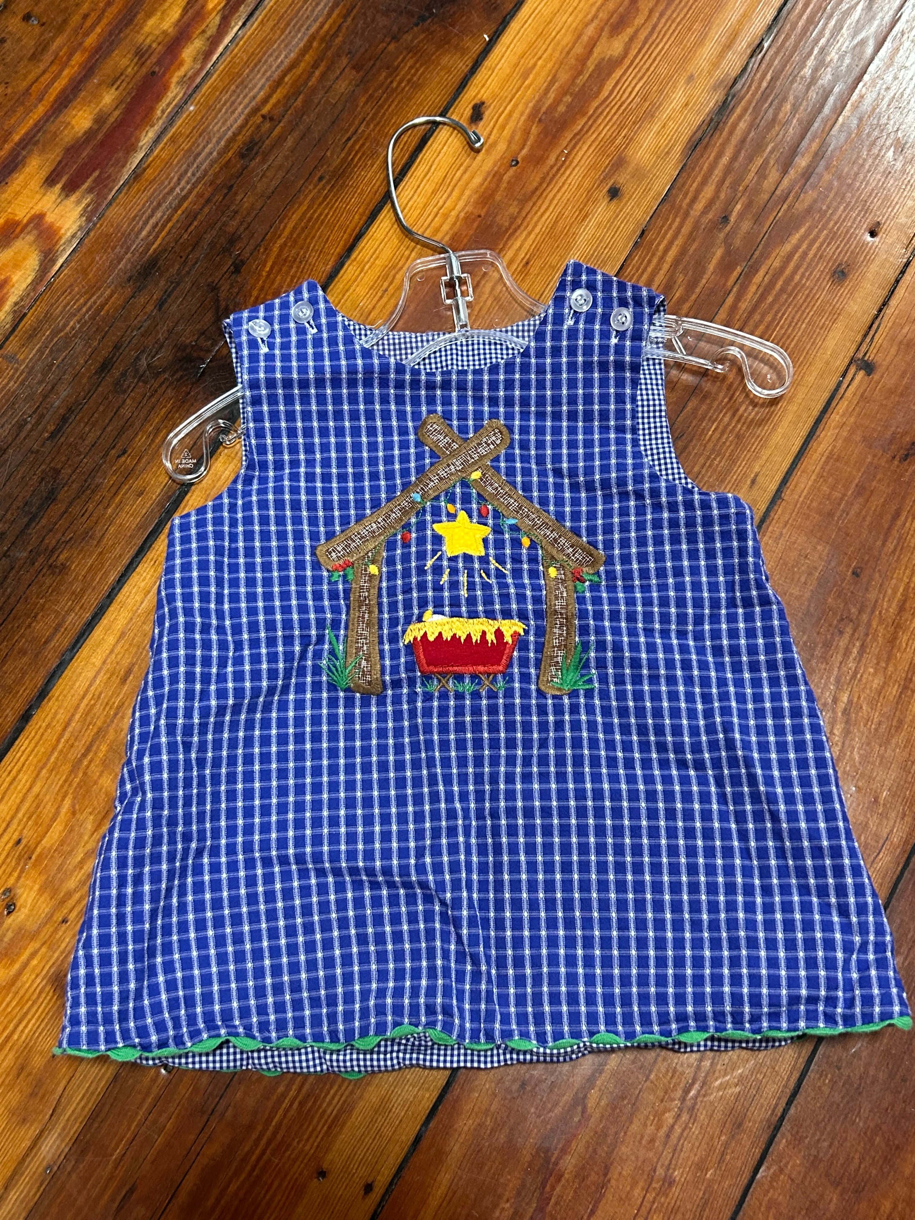 Jumper Reversible Applique Blue - 18mo